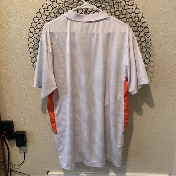 Mens Chiliwear Miami Hurricanes Polo Sz L - Picture 2 of 3